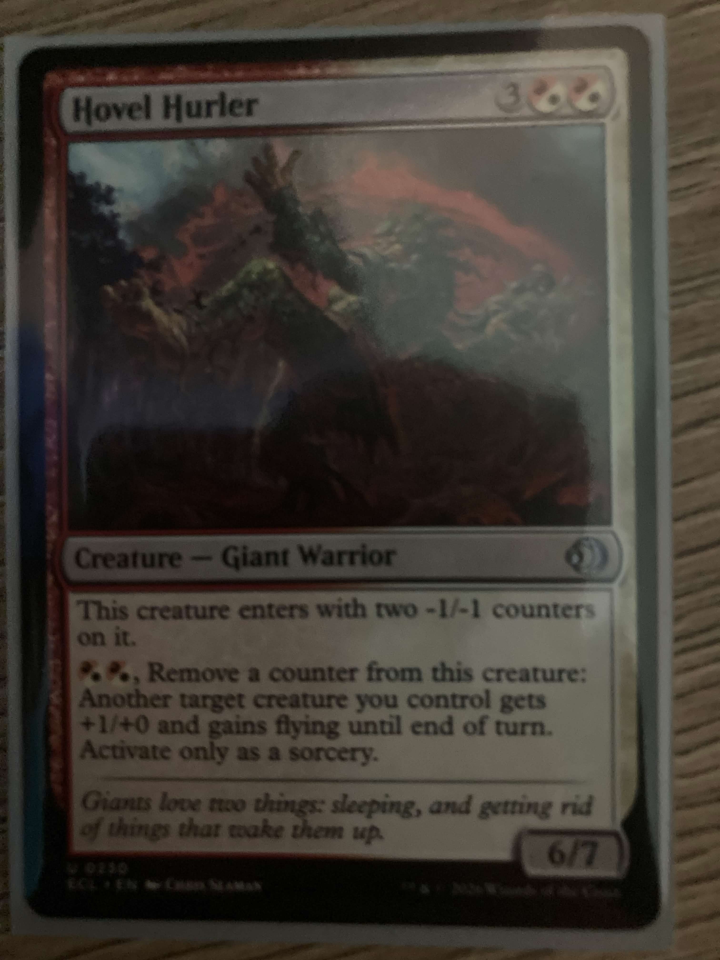 Hovel Hurler lowryn eclipsed magic, the gathering