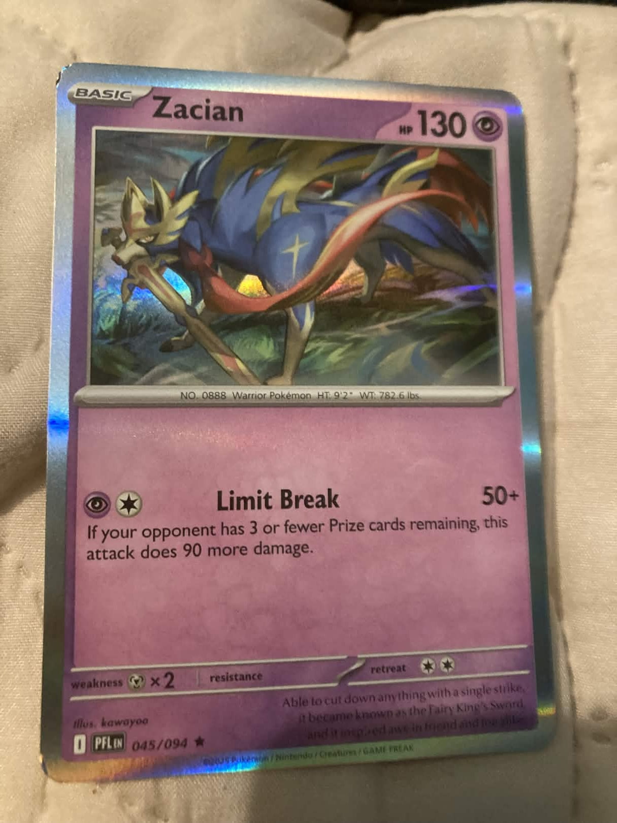 zacian holo